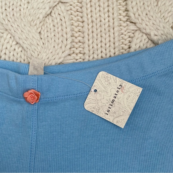 NWT - Free People Intimately Ribbed Pajama Shorts - Picture 3 of 7